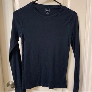 Fitted Long Sleeve Tee Shirt